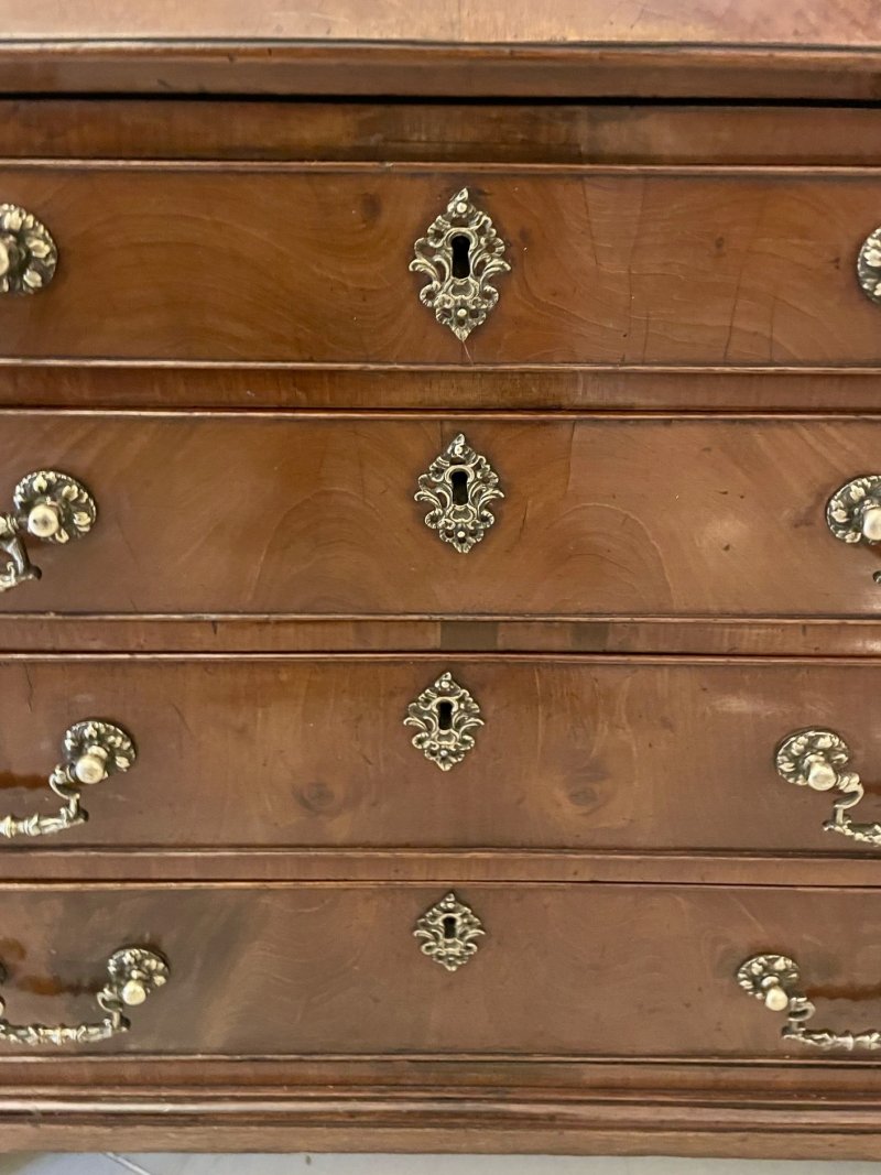 Outstanding Quality Antique George III Mahogany Bureau - Image 10